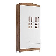 Guarda Roupa Infantil New Selena 3 Portas: Organização e Estilo para o Quarto do Bebê - imagem 1