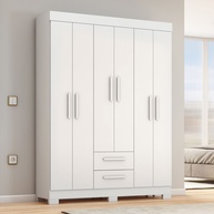 Guarda-Roupa Rosa/Branco NT6015: Organize Seu Quarto! - imagem 1