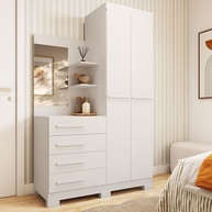 Guarda Roupa Solteiro 110cm: Mais Espaço e Estilo! - imagem 1