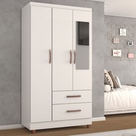 Guarda-Roupa Solteiro 3 Portas: Mais Espaço e Estilo! - imagem 1