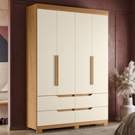Guarda-Roupa Solteiro 4 Portas: Organize Seu Quarto! - imagem 1
