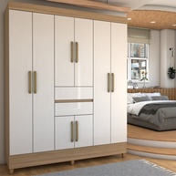 Guarda-Roupa Solteiro 8 Portas: Organize Seu Quarto! - imagem 1