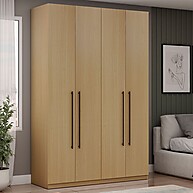 Guarda-Roupa Solteiro Infinity com 4 Portas e 3 Gavetas - imagem 1
