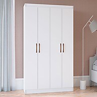 Guarda-Roupa Solteiro Lyon: 4 Portas e 8 Prateleiras - imagem 1