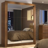Guarda-Roupa Solteiro Rustic: Espelho e Mais! - imagem 1