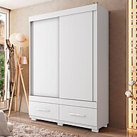 Guarda-Roupa Solteiro Sereno: Espaço e Estilo no Seu Quarto - imagem 1