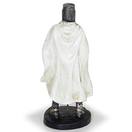 Templário Guerreiro Soldado Medieval com Espada de Metal e Marfim - Réplica de Resina Pintada à Mão - imagem 5