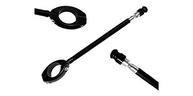 Antena Corta Linha Pipa Moto Preta Guidão Inox - Segurança Essencial para Motoboys - imagem 3