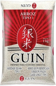 Arroz Oriental Guin Grão Longo Tipo 1 - 1Kg - imagem 1