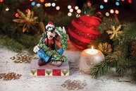 Pateta com Guirlanda de Natal - Estátua Coleção Disney Traditions Jim Shore - imagem 3