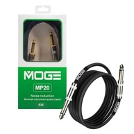 Cabo para Guitarra M-VAVE 6M: Som Profissional HIFI, Dupla Blindagem e Conectores Ouro 24K - imagem 2