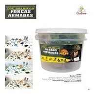 Balde de Brinquedos Forças Armadas Gulliver - 75 Peças para Brincadeiras Criativas - imagem 3