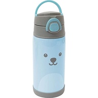 Garrafa Térmica Buba Gumy 400 ml - Parede Dupla com Canudo em Silicone | Azul - imagem 2