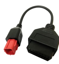 Adaptador OBD2 6 Pinos para Motos Euro5/Euro6: Conecte sua KTM, Moto Guzzi, Vespa e Mais! - imagem 1