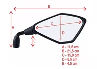 gvs-kawasaki-z400-rebaixada-a-curta-retrovisor-haste-compativel-90-honda-a