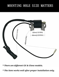 Bobina de Ignição YAMAKATO GX390 para Honda & Clones 420cc 301cc - Potência Confiável para Geradores! - imagem 4