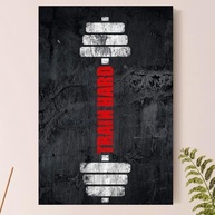 Placa de Quadro Decorativo para Academia - Frases Motivacionais GYM_05 - imagem 2
