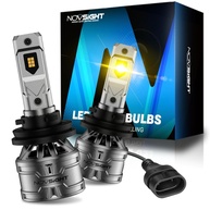 Lâmpadas de Neblina LED NOVSIGHT H11: Visibilidade Amarela 3000K e Segurança IP68 (Par) - imagem 1