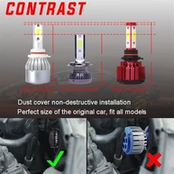 Faróis LED Mini H7 H4 H11 H1 H8 H3 H9 9005 9006: Iluminação Potente e Versátil para Seu Carro - imagem 3