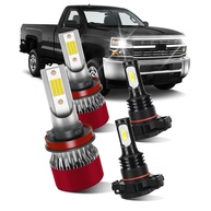 Lâmpadas LED H11/5202 para Chevrolet Silverado 2500/3500HD (2015-2019): Brilho 600% Superior e Instalação Plug and Play - imagem 1