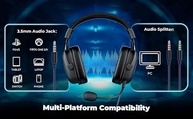 Havit Headphone Fone de Ouvido H2002d, Gamer, com Microfone, Falante 53mm, Plug 3, 5mm: compatível com XBOX ONE e PS4, HAVIT, HV-H2002d - imagem 3