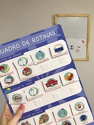Quadro de Rotinas Diárias Infantil - Estabeleça Hábitos com Diversão e Organização - imagem 2