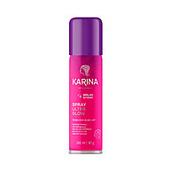 Hair Spray Karina Brilho Intenso Glow 150ml – Brilho que Dura o Dia Todo! - imagem 1