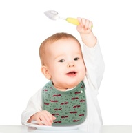 Hakochia Babadores de algodão orgânico super macio e absorvente com encaixe ajustável para bebês meninos e meninas - imagem 5