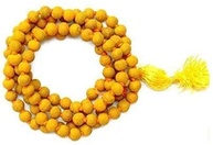 Generic Original Haldi Mala Baglamukhi Mala Açafrão (Haldi) Mala 108+1 Contas Rosário de Açafrão (Contas Grossas) Perfeito para Uso Diário (pacote com 1), SKE04/24-35 - imagem 1