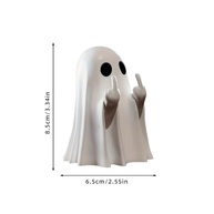 Estatueta de Fantasma para Decoração de Halloween - Resina Assustadora e Divertida - imagem 3