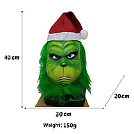 Máscara Grinch Verde: Diversão Garantida no Halloween - imagem 1