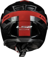 Capacete LS2 FF902 Scope Hamr Preto e Vermelho: Segurança e Estilo para Sua Pilotagem - imagem 3