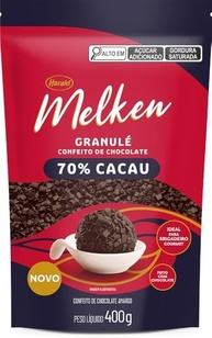 Chocolate Granulado Meio Amargo Granulé 400G Melken Harald - imagem 2