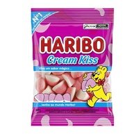Haribo Cream Kiss: Balas de Nata e Morango 80g - imagem 1