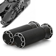 Punhos de Borracha Antiderrapantes 2,5cm para Harley Davidson - Conforto e Controle Total - imagem 1