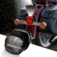 Lanterna Traseira LED Preta NTHREEAUTO para Harley Davidson: Estilo e Segurança - imagem 3