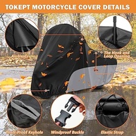 Capa Premium para Moto Harley Davidson: Proteção Total para Road King, Street Glide e Mais (Preta/Cinza) - imagem 4