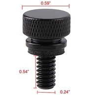 Parafuso de Assento Harley Davidson 1996-2024: Montagem Rápida e Segura em Aço Inox Preto (2 Peças) - imagem 4