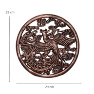 Enfeite de Parede Mandala Fênix Chinesa - Simbolo de Renovação e Harmonia Oriental - imagem 4