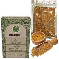 CoCook Tempero 100% Natural Cuscuz Sabor Marrocos 75g, Harmoniza com carnes e legumes, Zero Glúten, Zero Lactose, Zero Conservantes, Zero Corantes, Zero Sódio - Rende até 30 porções - imagem 2