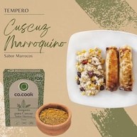 CoCook Tempero 100% Natural Cuscuz Sabor Marrocos 75g, Harmoniza com carnes e legumes, Zero Glúten, Zero Lactose, Zero Conservantes, Zero Corantes, Zero Sódio - Rende até 30 porções - imagem 4