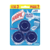 Harpic Limpador e Aromatizador Sanitário Marine - 3 Unidades para Caixa Acoplada - imagem 1