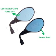 Retrovisor BMW F800 Haste Curta 90° para Honda - Lente Azul Convexa - imagem 3