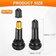 Hastes de Válvula TR413 1.8" - Pacote com 20 Unidades | Universal para Carros, Caminhões, Motos e Mais - imagem 3