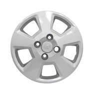 Calota Aro 14 Ford Fiesta Hatch 08/12 Prata - Design Grid com Fixação por Parafuso - imagem 1