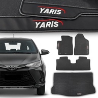Kit Tapete Automotivo Emborrachado Impermeável Yaris Hatch 2019-2025 (XL, XLS, XS) - Proteção Total - imagem 1