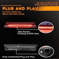 Luz de Freio LED Fumê 3º Terço para Ford Focus e Fiesta Hatchback (2011-2018) - Segurança e Estilo - imagem 3