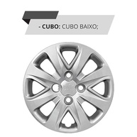 Calota Esportiva Aro 14" Prata Grid para Ford Ka Hatch/Sedan (2015-2018) - Jogo com 4 Unidades - imagem 5
