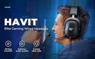 Havit Headphone Fone de Ouvido H2002d, Gamer, com Microfone, Falante 53mm, Plug 3, 5mm: compatível com XBOX ONE e PS4, HAVIT, HV-H2002d - imagem 4