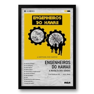 Quadro Álbum A Revolta dos Dândis - Engenheiros do Hawaii | Impressão Premium 40x60cm com Moldura Ecológica - imagem 1